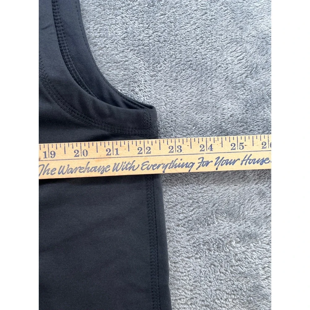 True Religion Mens Full Zip Activewear Vest Black Mock Neck Large RN164203